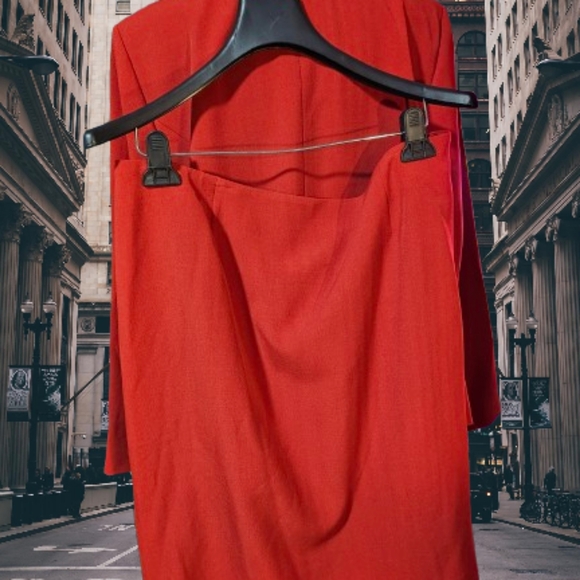 📣Le Suit Plus Size 18W Red Business Suit Valentine's ❤️ Christmas 🎄Suit  🆕 - Picture 3 of 5